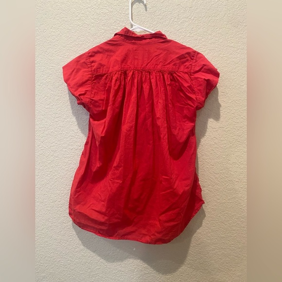 A SHIRT THING Liv Cabo In Poppy blouse top women’s size XS - Picture 4 of 6